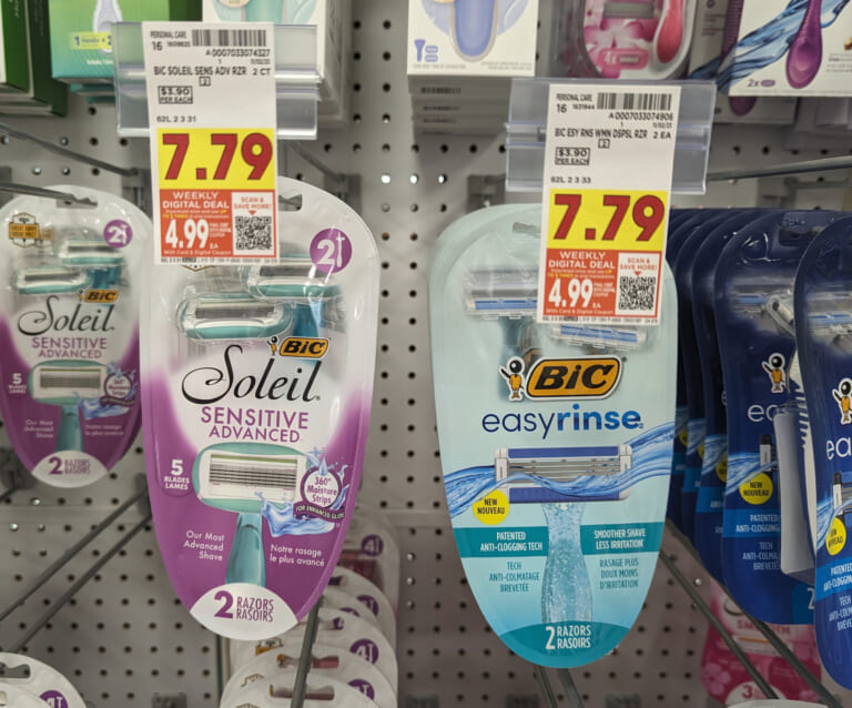 BiC Disposable Razors As Low As $4.79 At Kroger