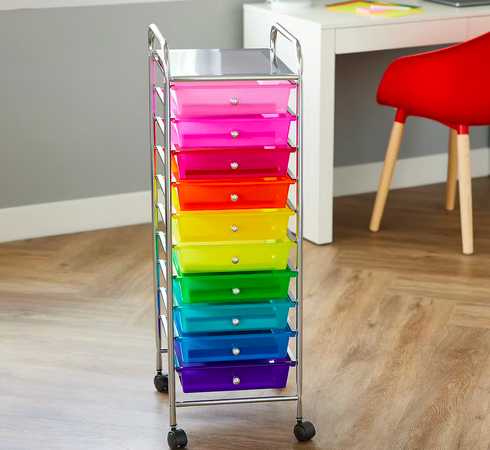 Simply Tidy 10-Drawer Rolling Cart only $29.99, plus more! (Reg. $50!)