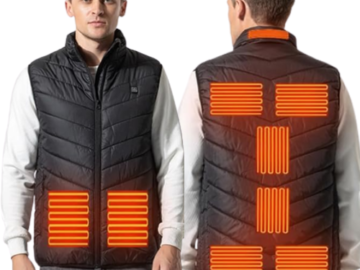 9-Zone Winter Electric Heating Vest $21.99 After Code (Reg. $40)