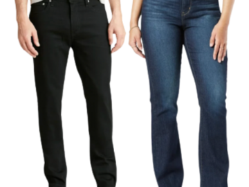 Walmart Black Friday! Levi’s Mens & Women’s Signature Jeans $15 (Reg. $25)