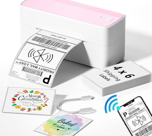 Make your small business operations smoother and more efficient with this Bluetooth Shipping Label Printer for just $57.11 After Code (Reg. $129.99) + Free Shipping