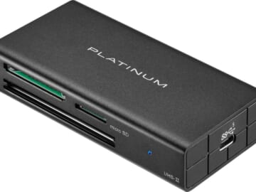Platinum 3-Slot SD / microSD / CF USB Memory Card Reader for $20 + free shipping