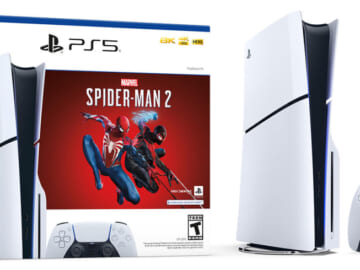 Sony PlayStation 5 Slim 1TB Disc Spider-Man 2 Console Bundle for $500 + free shipping