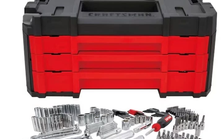 Craftsman Versastack 230-Piece Mechanic's Tool Set with 3-Drawer Case for $129 + free shipping