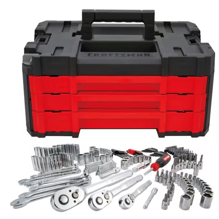 Craftsman Versastack 230-Piece Mechanic's Tool Set with 3-Drawer Case for $129 + free shipping