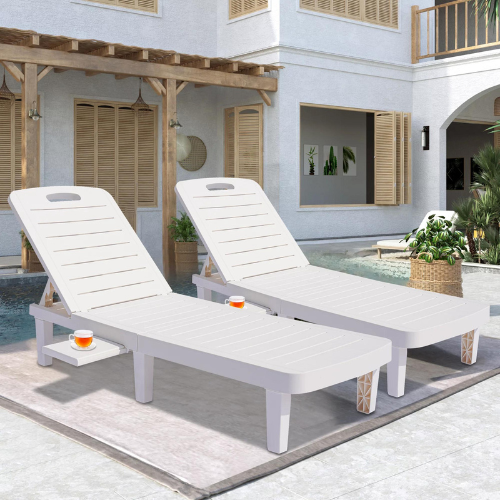 Relax and unwind in style with these Patio Lounge Chair Set of 2 for just $129.99 Shipped Free (Reg. $399.99)