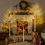 Embrace the spirit of the holidays with these White Lighted Christmas Trees, 3-Piece for just $86.99 Shipped Free (Reg. $399.99)