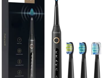 Fairywill Sonic Electric Toothbrush for $17 + free shipping