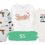 Carter’s $5 Body Suits & Tees | Today only!