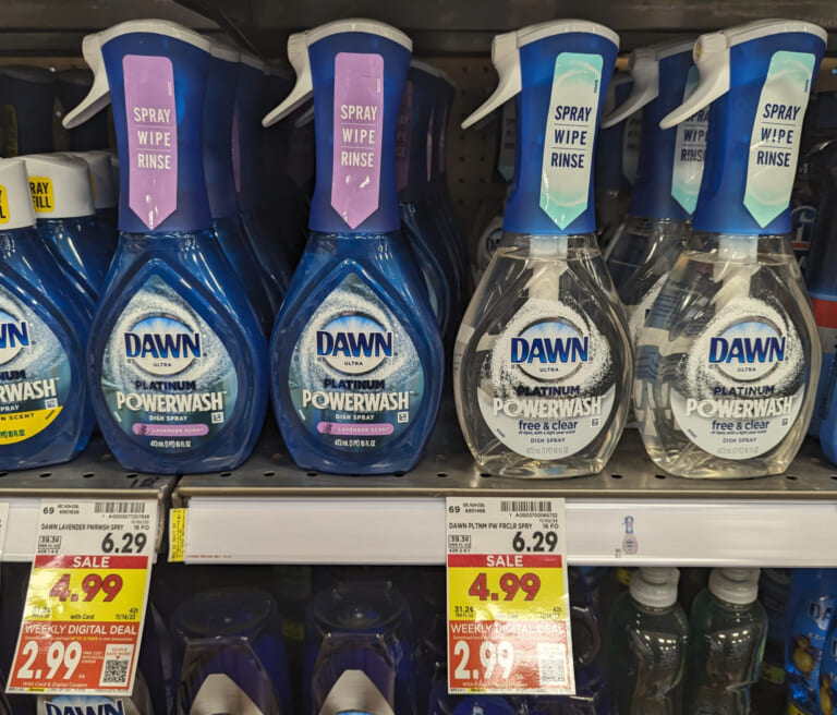 Get Dawn Powerwash Spray For Just $2.99 At Kroger