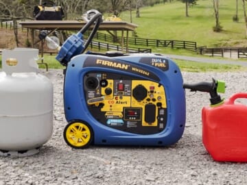 Refurb Firman 4,000W Electric Start Dual Fuel Inverter Generator for $416 + free shipping