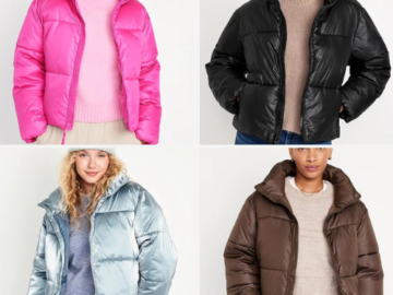 Today Only! Women’s Puffer Jacket $24 (Reg. $59.99)