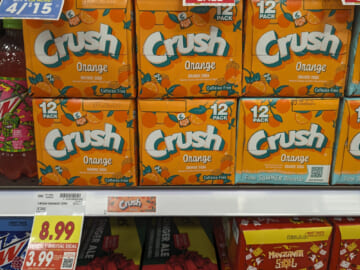 Crush Soda 12-As Low As $2.99 At Kroger (Regular Price $8.99)