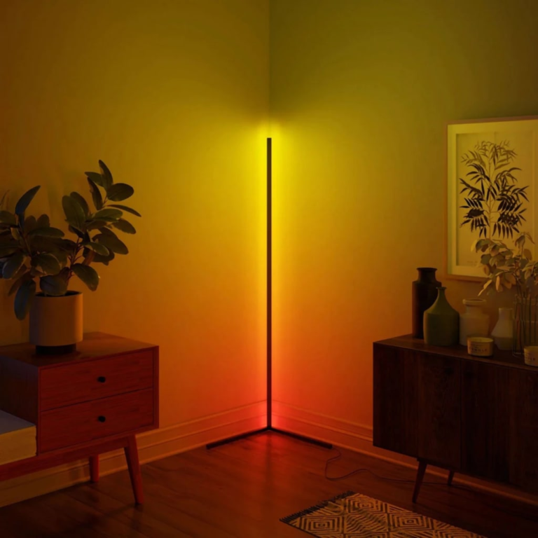 RGBCW Corner Floor Lamp for $54 + $45 s&h