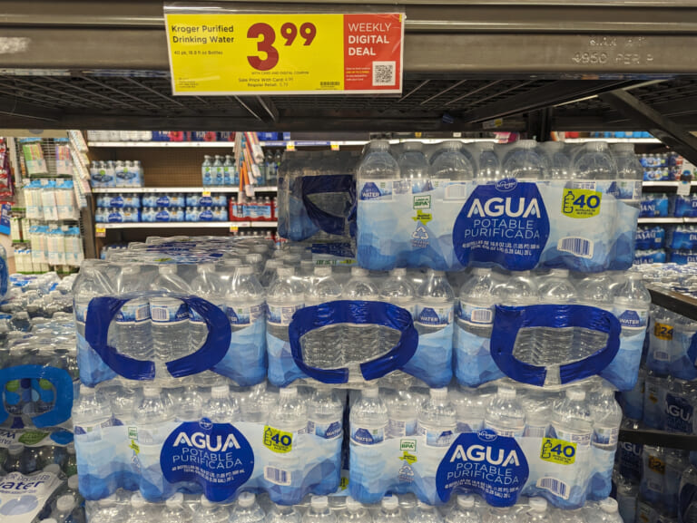 Kroger Purified Drinking Water 40-Pack Just $3.99 At Kroger