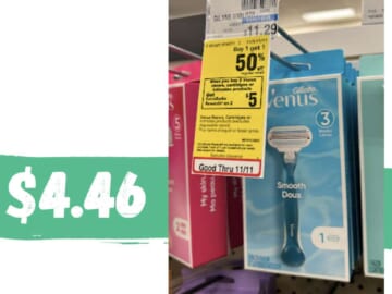 $4.46 Venus Smooth Razors at CVS