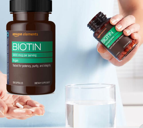 Amazon Elements Vegan Biotin 5000 mcg Capsules, 130-Count as low as $3.25 Shipped Free (Reg. $7.55) – 3¢/Capsule