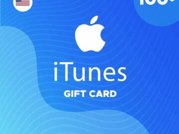 iTunes $100 Gift Card for $81 + service fee