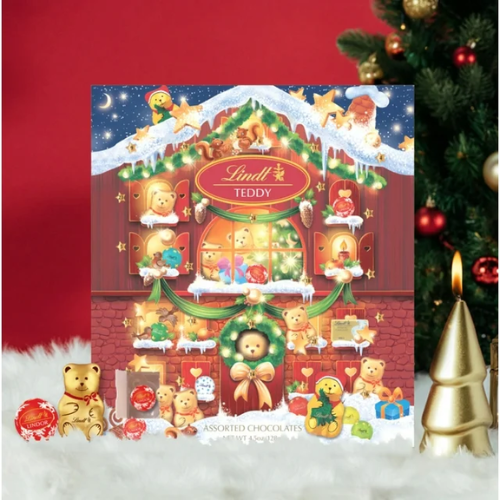 Walmart Black Friday! Lindt Teddy Bear Assorted Chocolate Candy Advent Calendar, 4.5 Oz $9.96 (Reg. $18)