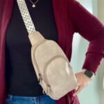 Cluci Small Gray Sling Bag on Sarah.jpg