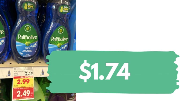 $1.74 Palmolive Dish Soap | Kroger Mega Deal