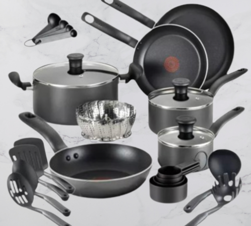 T-Fal Nonstick Cookware 18-Piece Set $70 Shipped Free (Reg. $180) + MORE