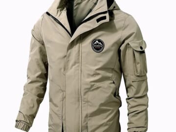 Rogoman Men's Streetwear Jacket for $18 + $8 shipping