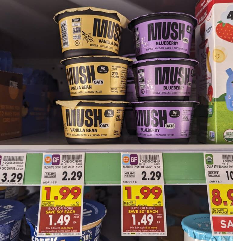 Mush Overnight Oats As Low As FREE At Kroger