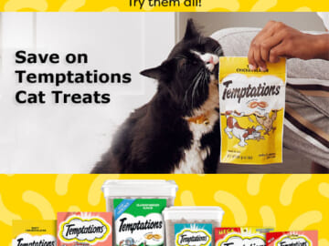 Save on Temptations Cat Treats as low as $8.93 After Coupon (Reg. $15.48) + Free Shipping