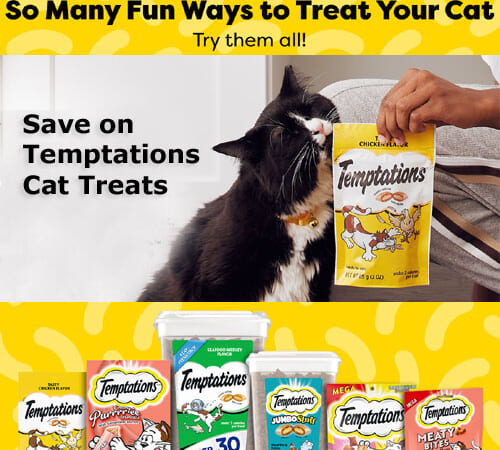 Save on Temptations Cat Treats as low as $8.93 After Coupon (Reg. $15.48) + Free Shipping