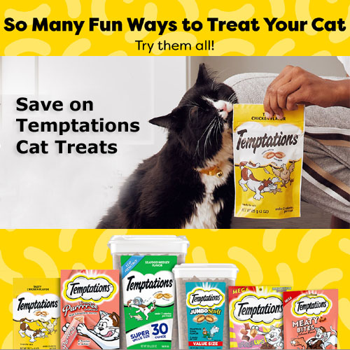 Save on Temptations Cat Treats as low as $8.93 After Coupon (Reg. $15.48) + Free Shipping