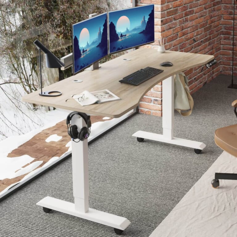 Desk Ohilo 55" x 30" Standing Desk for $180 + free shipping