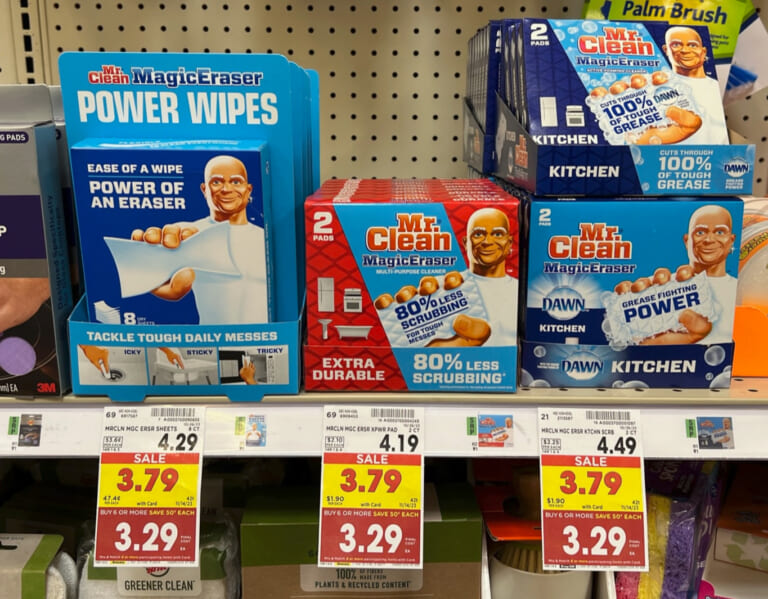 Mr. Clean Magic Erasers As Low As $1.79 At Kroger