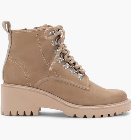 Dolce Vita Huey Hiker Boots in Mushroom Nubuck