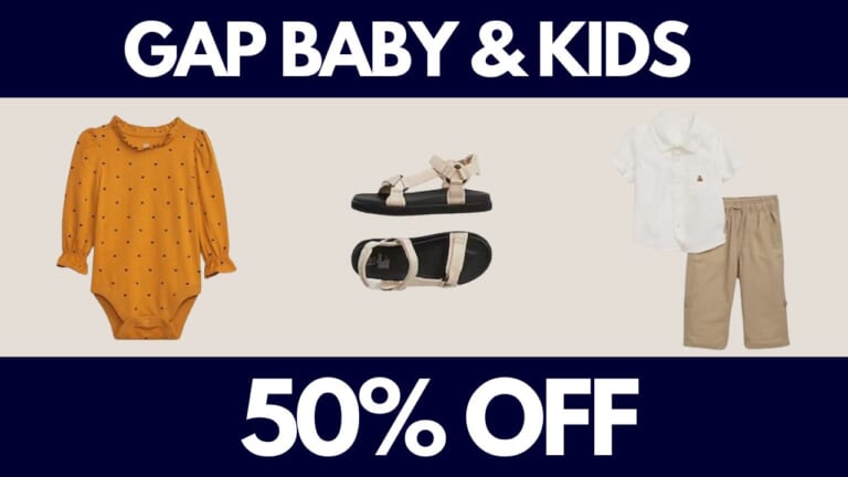 50% Off GAP Baby & Kids