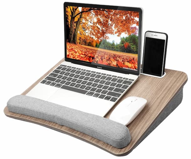 Portable Lap Laptop Desk with Pillow Cushion for just $15.99 with free Prime shipping! (Reg. $40)