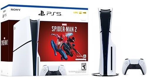 Sony PlayStation 5 Slim 1TB Console Spider-Man 2 Bundle + Extra PS5 Controller for $539 + free shipping