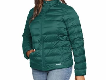 Eddie Bauer Cirruslite Down Coat in Dark Evergreen