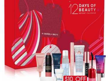 Macy’s Black Friday! Macy’s 12 Days of Beauty Advent Calendar $24.75 (Reg. $49.50) – A $149.00 value