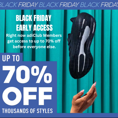 adidas BLack Friday Early Access: Members Get Up To 70% OFF!