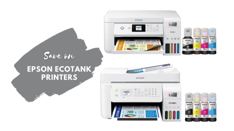 Epson EcoTank Cartridge-Free Printer Deals!