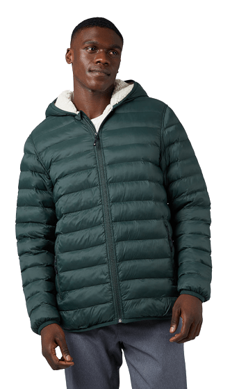 32 Degrees Men's Hooded Sherpa-Lined Jacket for $25 + free shipping