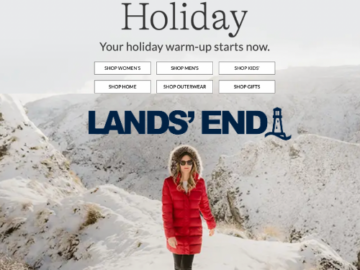 Lands’ End Sale: 50% Off All Footwear and Everything Else with Promo Code FOOTWEAR50