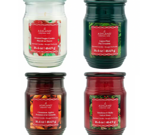 Ashland 16.4-Oz Scented Jar Candles $2.50 After Code (Reg. $7) – Mistletoe & Holly, Cinnamon Apples, Aspen Pine & More