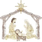 Best Choice Products 6ft Lighted Outdoor Nativity Scene