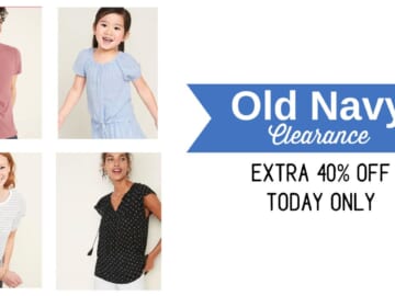 Old Navy Code | Extra 40% Off Clearance | Today Only