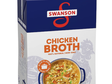 Swanson 100% Natural Gluten-Free Chicken Broth 48 Oz Carton