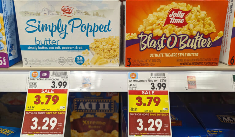 Jolly Time Popcorn As Low As $2.29 At Kroger