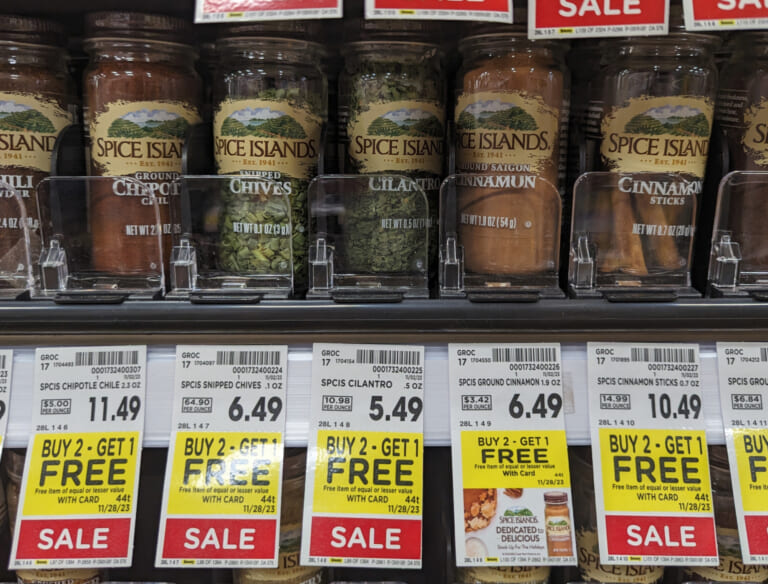 Spice Islands Spices As Low As $2.91 At Kroger