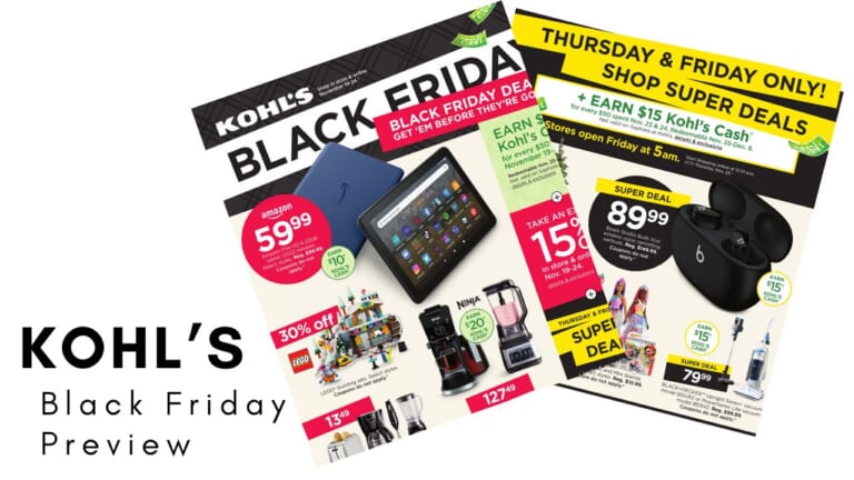 2023 Kohl’s Black Friday Ad Preview